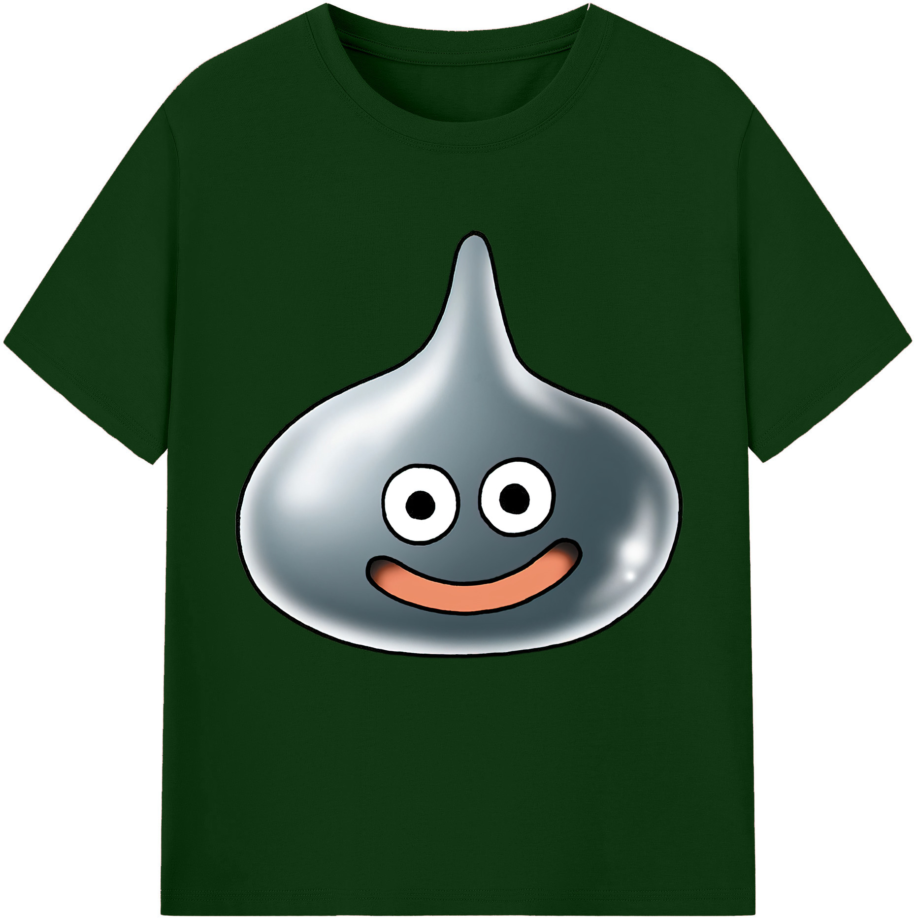 （画像用） ドラゴンクエスト Doragon Kuesuto Dragon Quest 綿100％半袖Tシャツ（フロントプリント）
